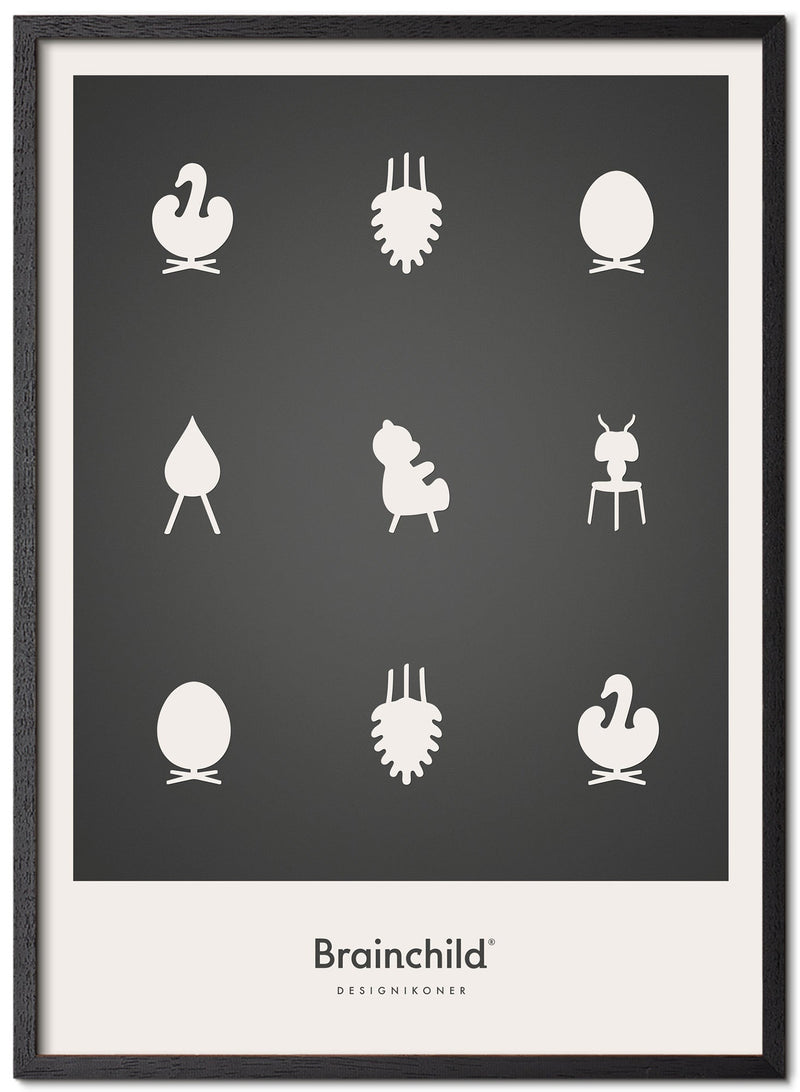 Brainchild – Poster – Designikoner – Mörkgrå