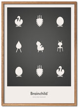 Brainchild – Poster – Designikoner – Mörkgrå