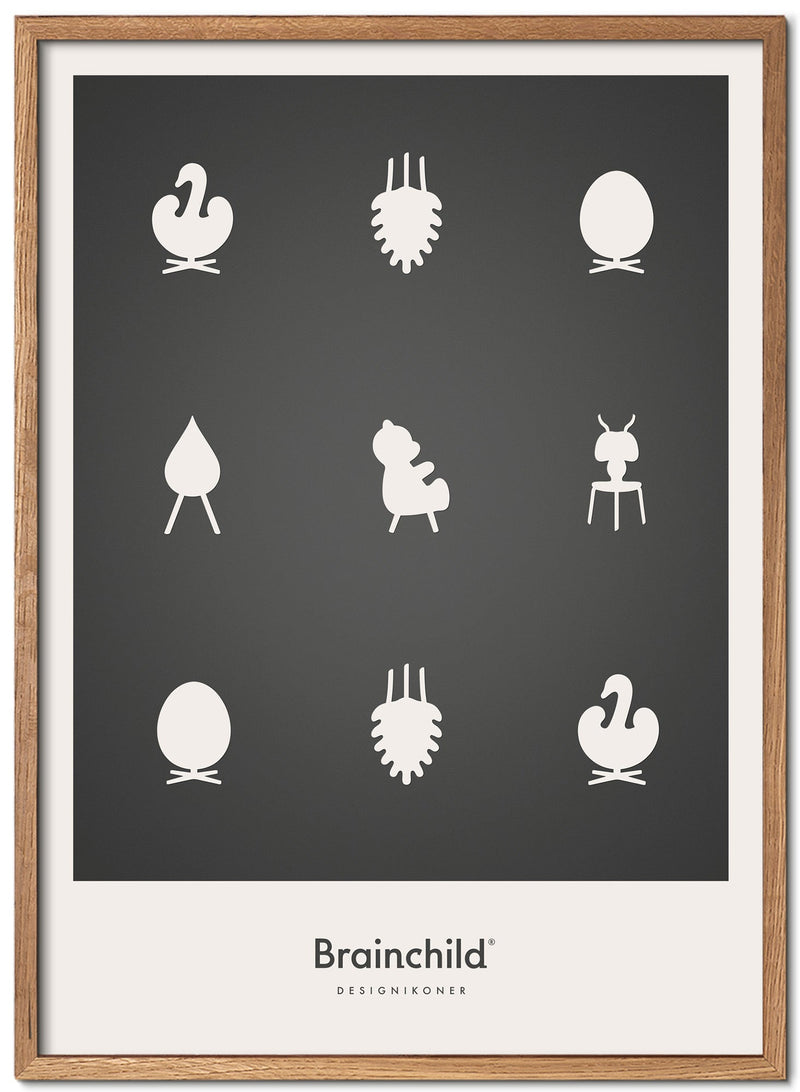 Brainchild – Poster – Designikoner – Mörkgrå