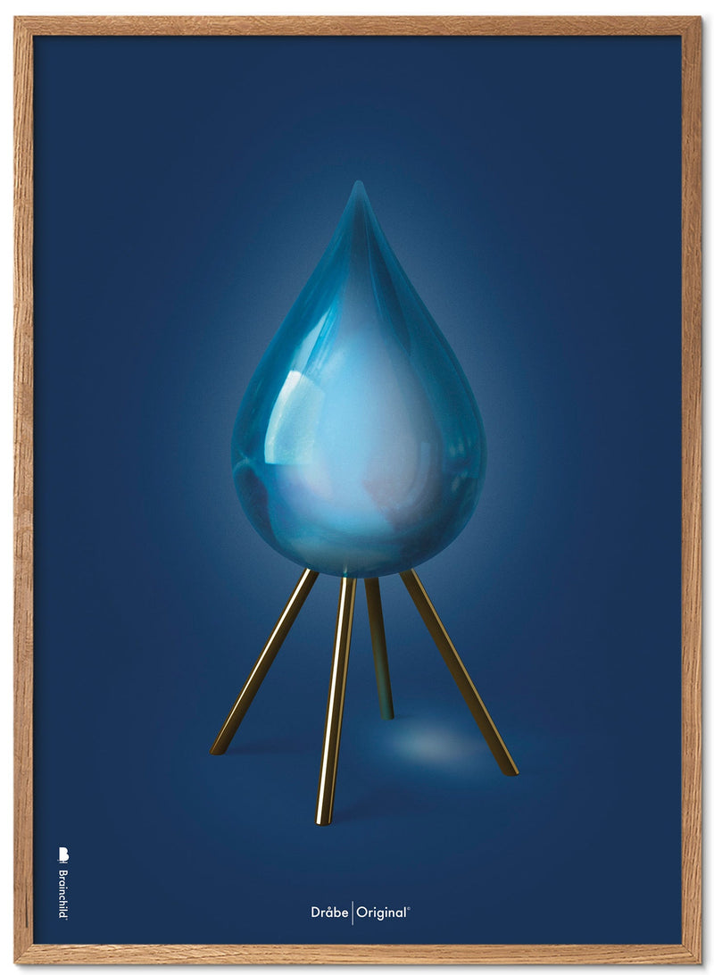 Brainchild – Poster – Klassisk – Mörkblå – Droppe
