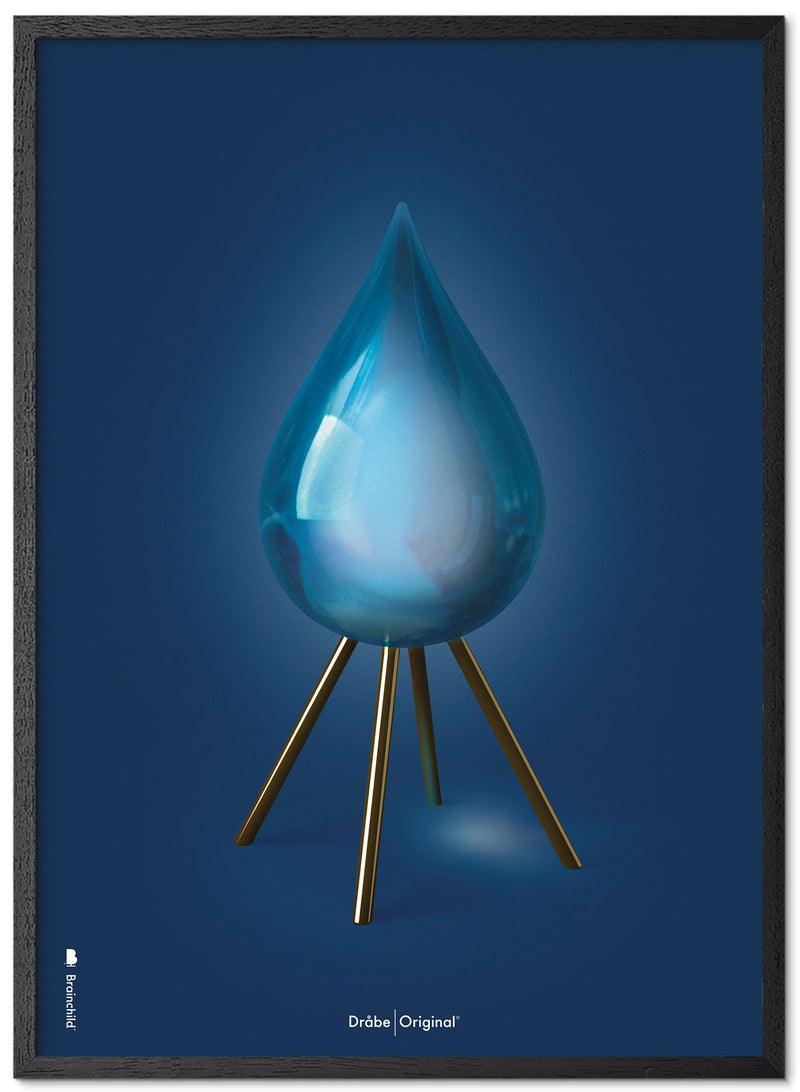 Brainchild – Poster – Klassisk – Mörkblå – Droppe
