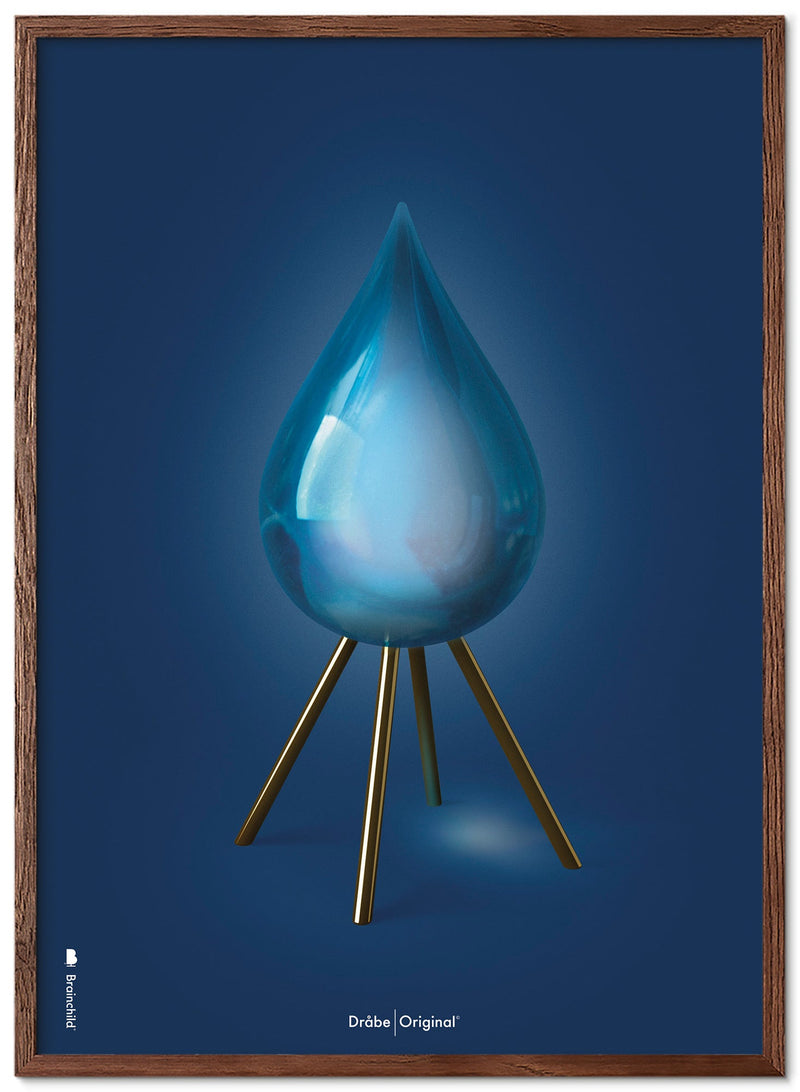 Brainchild – Poster – Klassisk – Mörkblå – Droppe