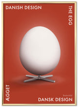 Brainchild – Poster – Danish Design – Röd – Ägget