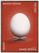 Brainchild – Poster – Danish Design – Röd – Ägget