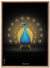 Brainchild – Poster – Klassisk – Svart – Påfågel