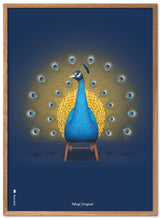 Brainchild – Poster – Klassisk – Mörkblå – Påfågel