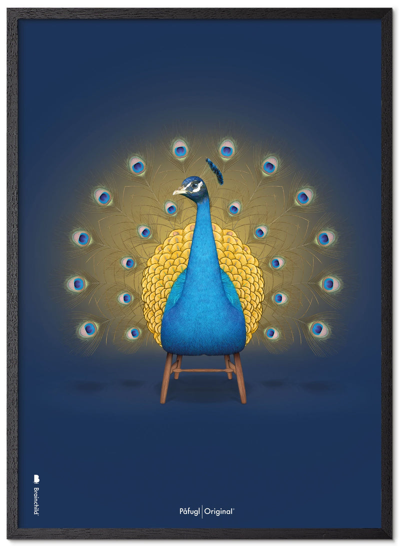 Brainchild – Poster – Klassisk – Mörkblå – Påfågel