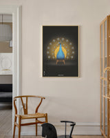 Brainchild – Poster – Klassisk – Svart – Påfågel