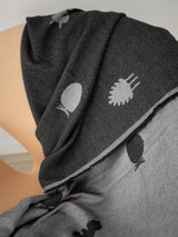 Brainchild plaid i sort/grå
