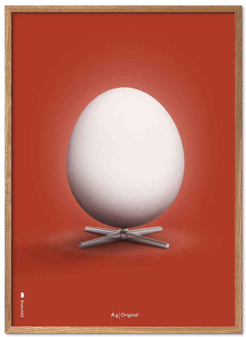 Brainchild – Poster – Klassisk – Röd – Ägg
