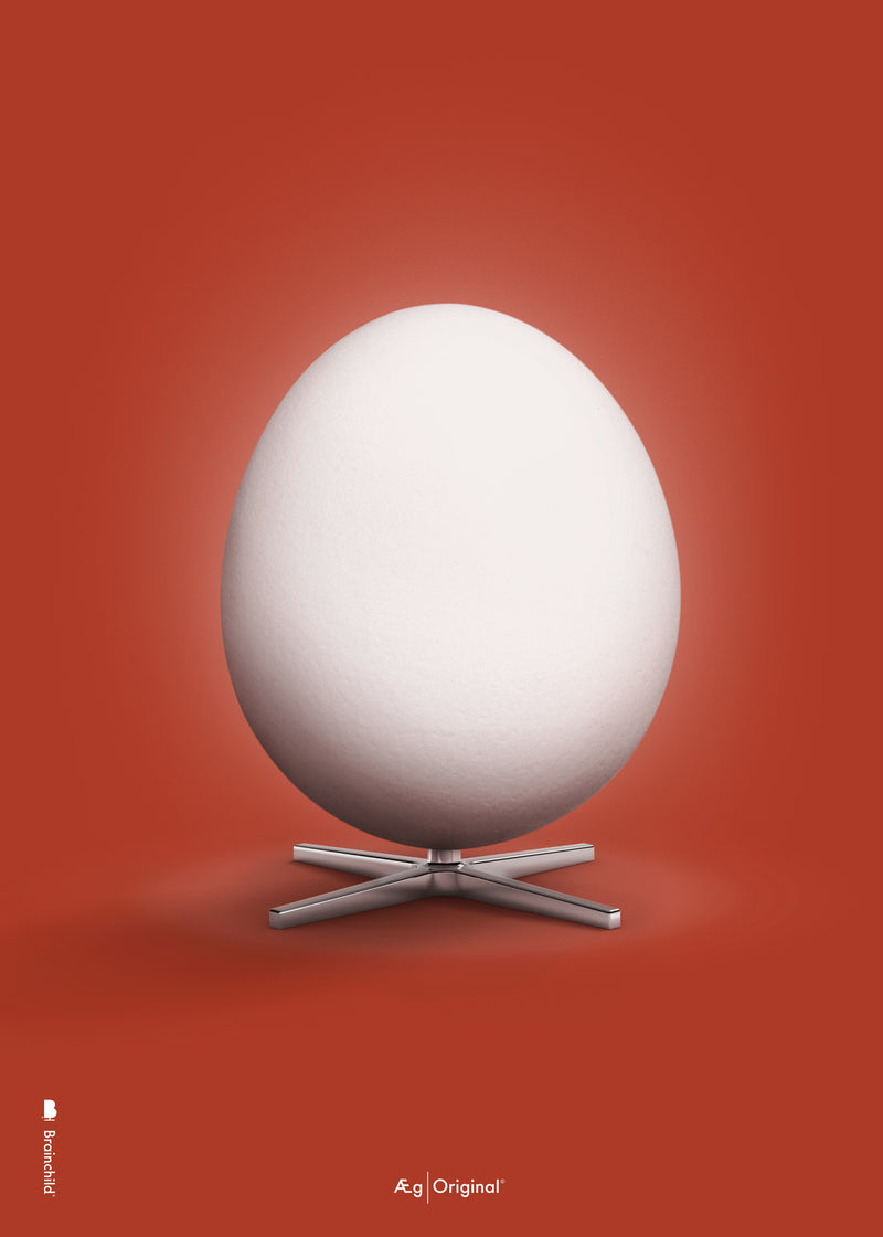 Brainchild – Poster – Klassisk – Röd – Ägg