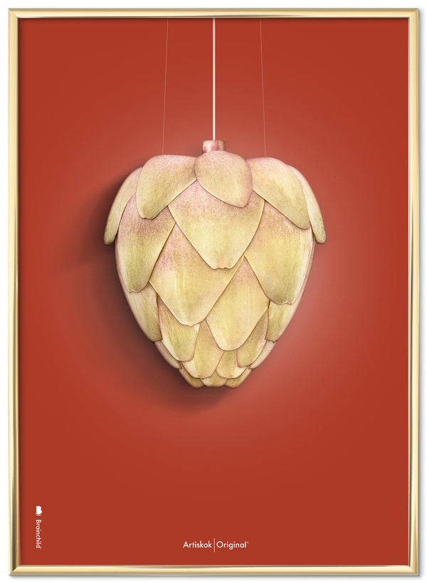 Brainchild – Poster – Klassisk – Röd – Kronärtskocka