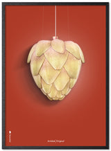 Brainchild – Poster – Klassisk – Röd – Kronärtskocka