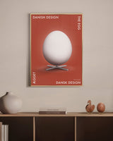 Brainchild – Poster – Danish Design – Röd – Ägget