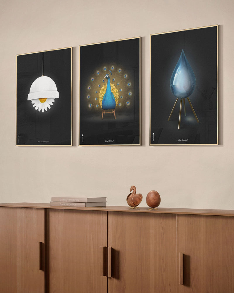 Brainchild plakat med Påfugl