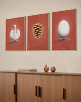 Brainchild – Poster – Klassisk – Röd – Ägg