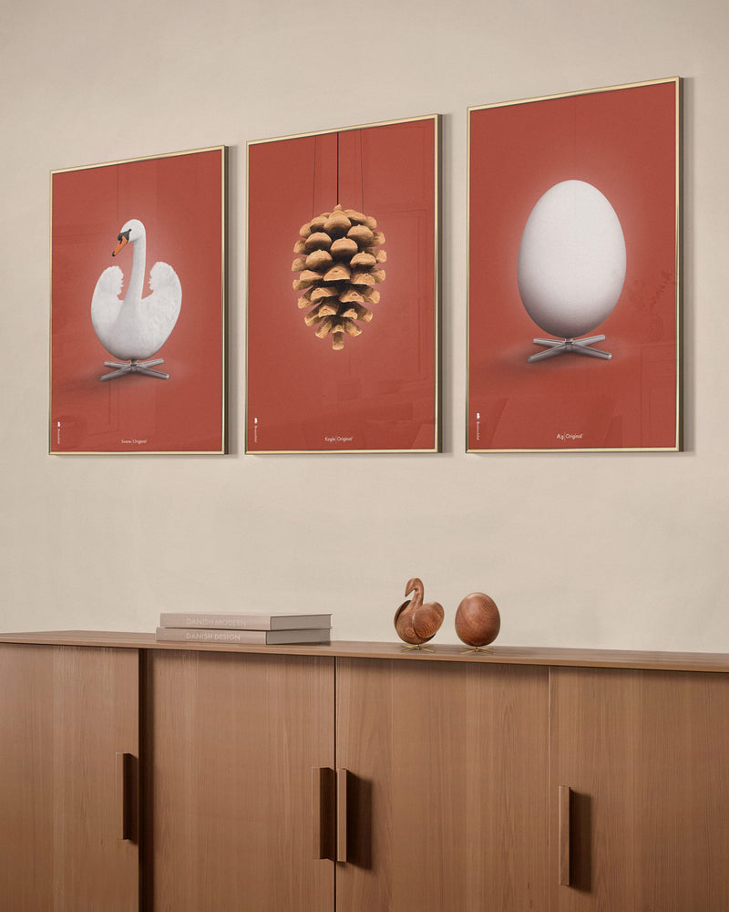 Brainchild – Poster – Klassisk – Röd – Ägg