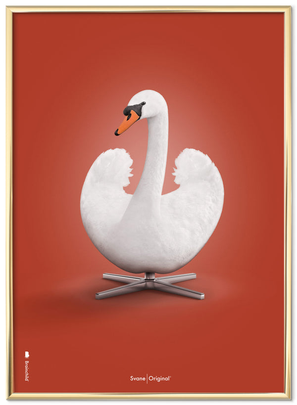Brainchild – Poster – Klassisk – Röd – Svan