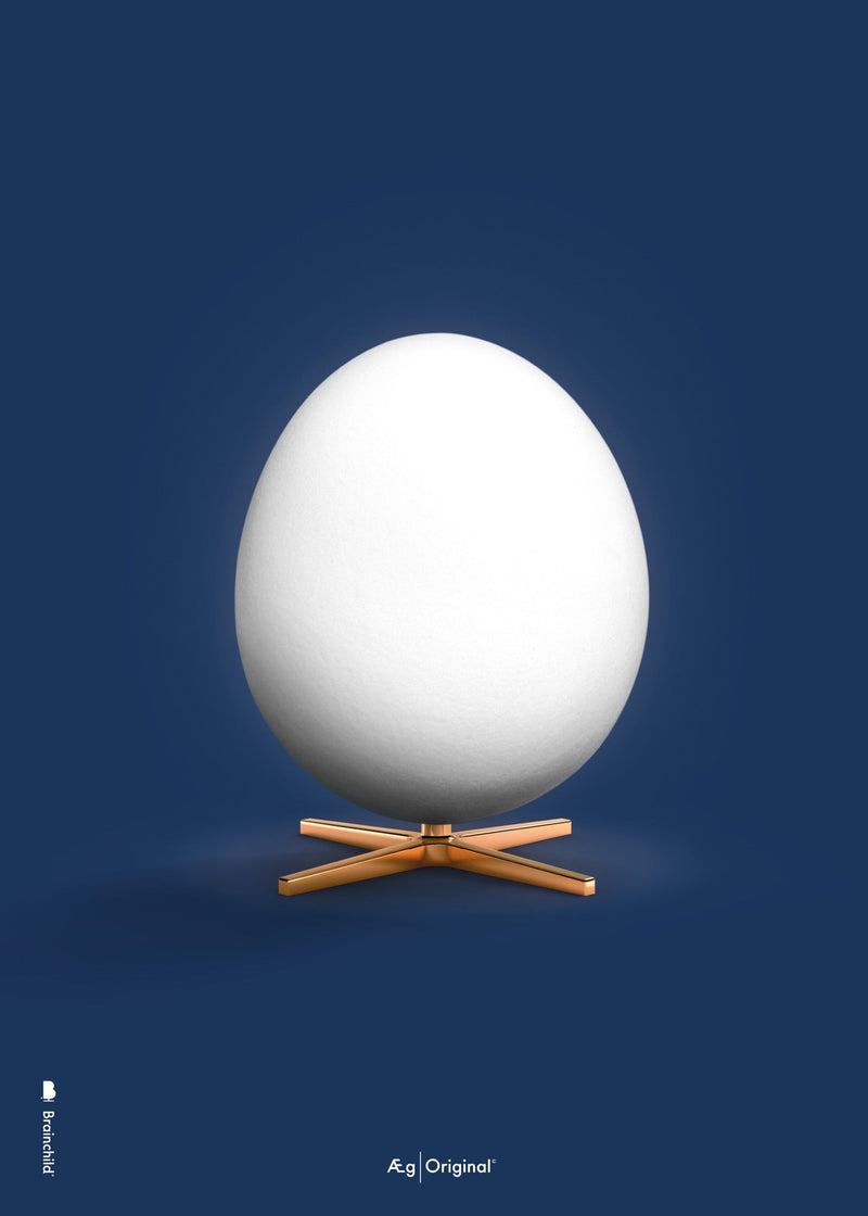 Brainchild – Poster – Klassisk – Mörkblå – Ägg