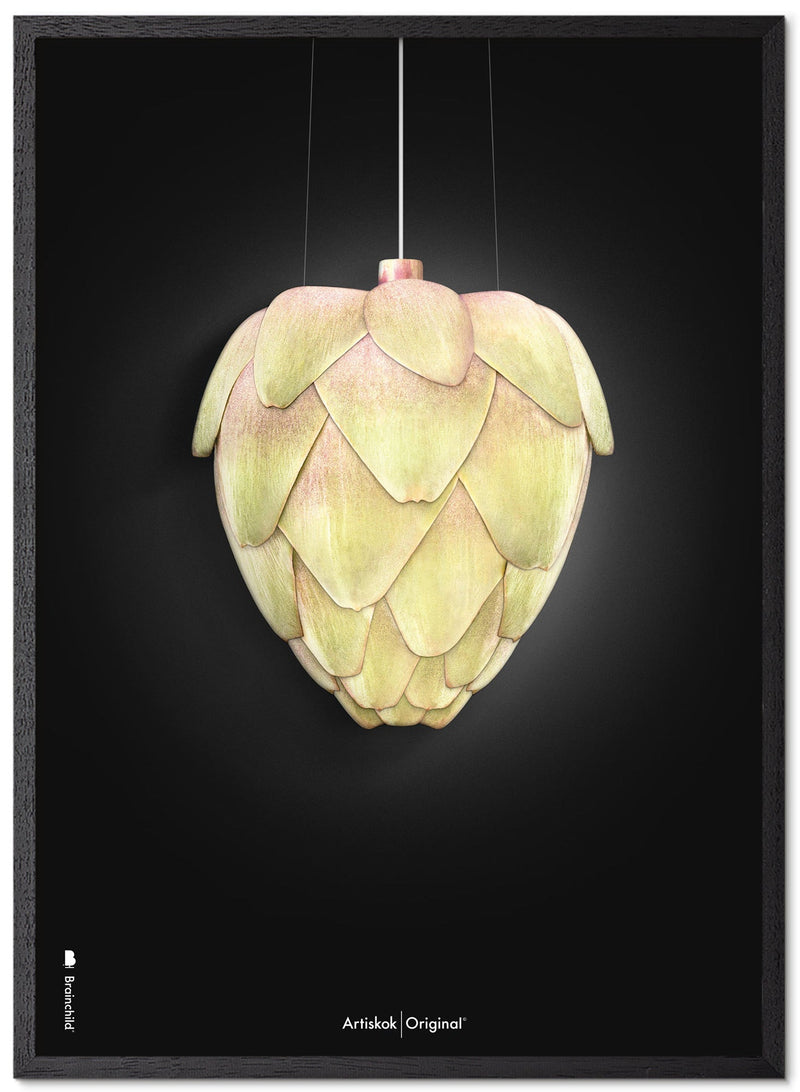 Brainchild – Poster – Klassisk – Svart – Kronärtskocka