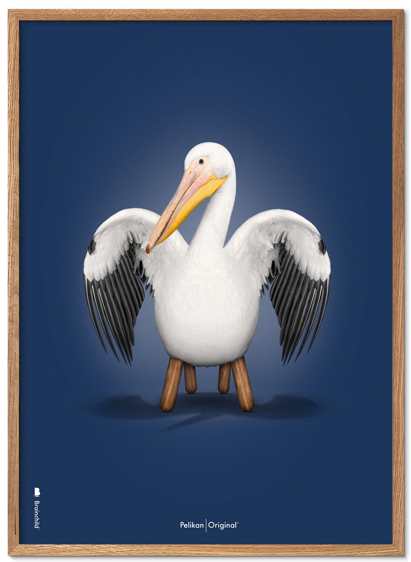 Brainchild – Poster – Klassisk – Mörkblå – Pelikan