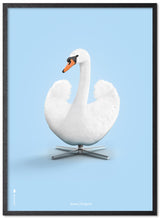 Brainchild – Poster – Klassisk – Ljusblå – Svan