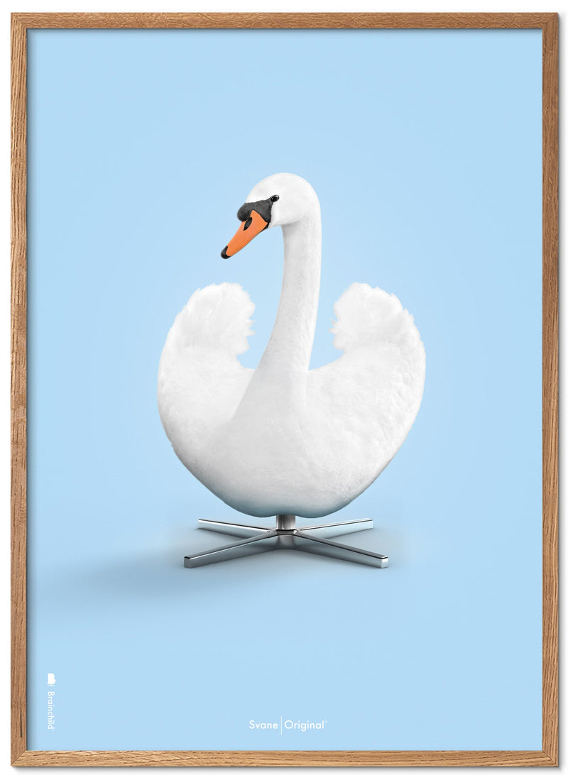 Brainchild – Poster – Klassisk – Ljusblå – Svan