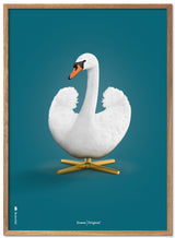 Brainchild – Poster – Klassisk – Petroleumblå – Svan