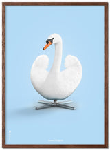Brainchild – Poster – Klassisk – Ljusblå – Svan