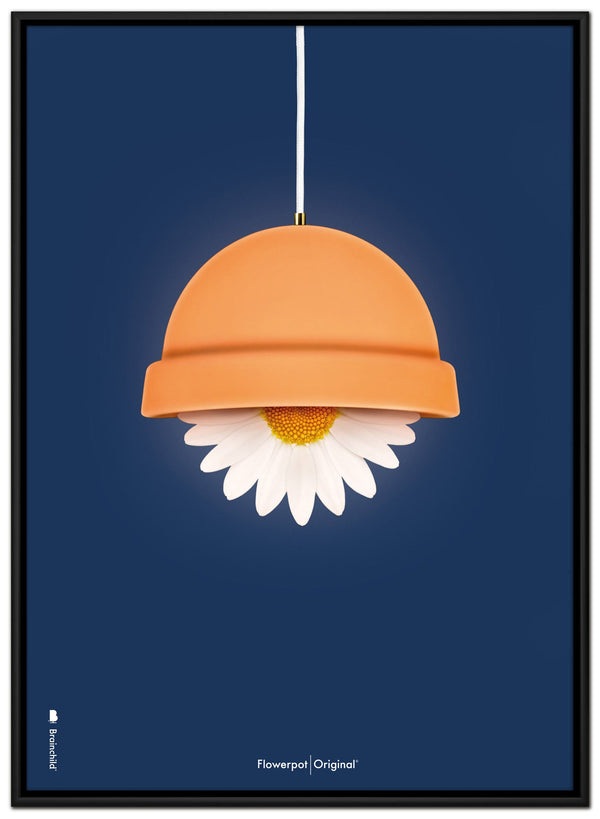 Brainchild – Canvastryck – Klassisk – Mörkblå – Flowerpot