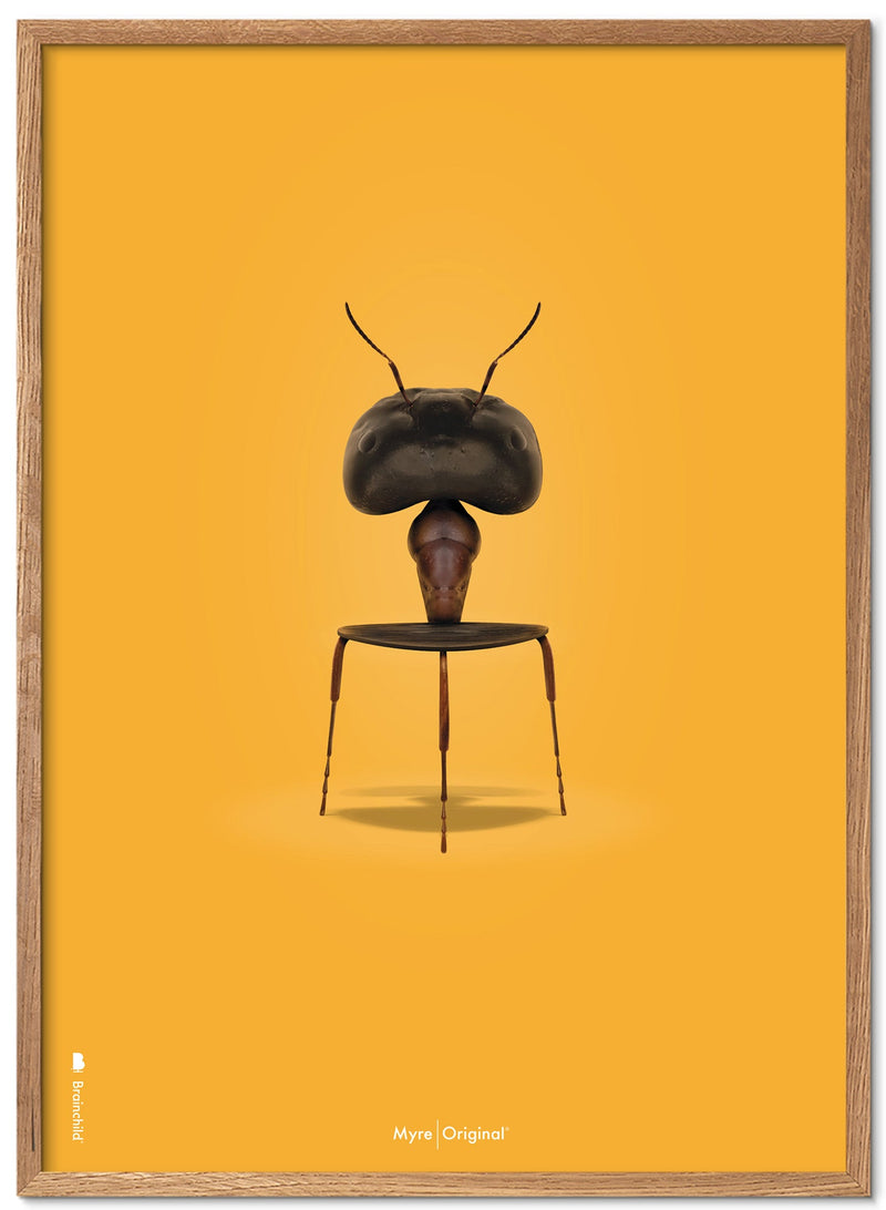Brainchild – Poster – Klassisk – Gul – Myra