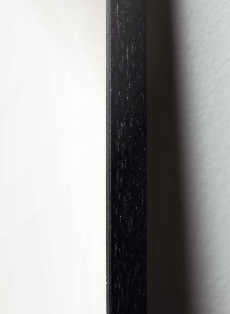 ramme plakat sort træ egetræ rammer
